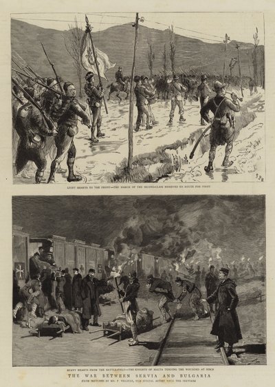 The War between Servia and Bulgaria by Frederic Villiers